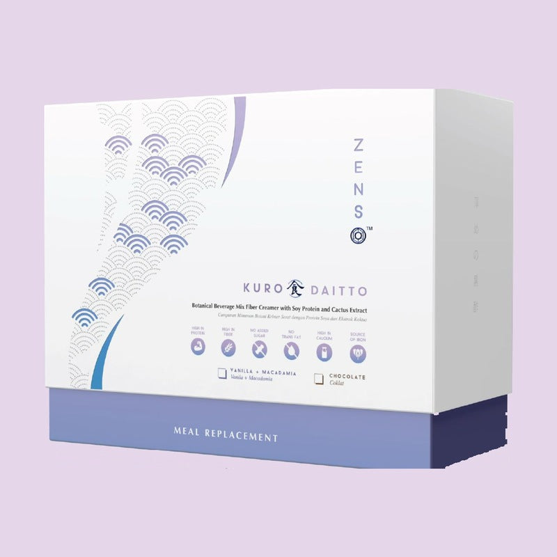 Kuro Daitto — meal replacement, vanilla and chocolate